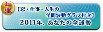 �N�^�@�y���E�d���E�l���̔N�Ԕg���O���t�t���z2011�N�A���Ȃ��̑S�^��